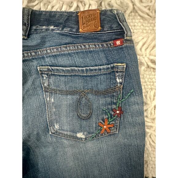 Vintage Embroidered bootcut Lucky Jeans size 29 - Picture 10 of 15